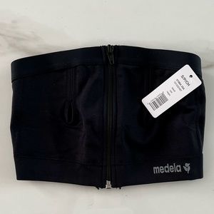 Medela Easy Expression Bustier - Pumping Bra (Small, Black)